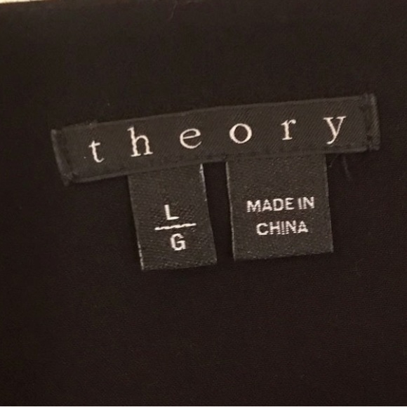 Theory cowl neck blouse. - Picture 4 of 6